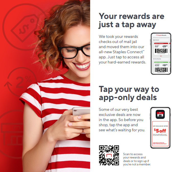 DOWNLOAD THE STAPLES APP & RECEIVE VALUABLE COUPONS!