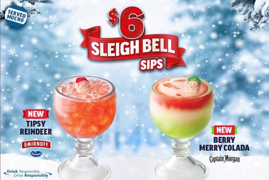 SLEIGH BELL SIPS ARE BACK AT APPLEBEE’S!
