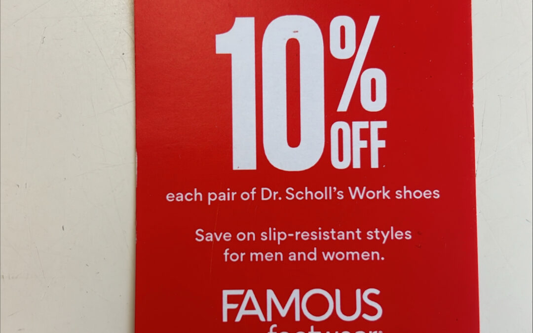 DR. SCHOLL’S WORK SHOES ON SALE AT FAMOUS FOOTWEAR!